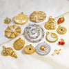 Jewelry Stainless Steel Heart Moon Pendant Electroplated Totem Handmade Light Luxury Accessories
