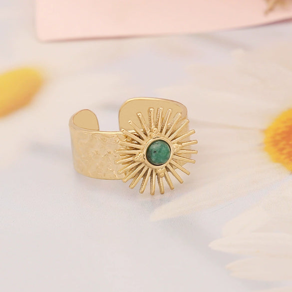 Jewelry Stainless Steel Heart Ring Women's Natural Style
