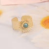 Jewelry Stainless Steel Heart Ring Women's Natural Style
