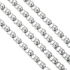Jewelry Stainless Steel Hollow Goldplated Necklace With Brushed Barrel Gold Chain And Vacuum Gold Plating Treatment