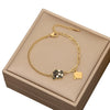 Jewelry Stainless Steel Insect Dripping Oil Women's Devil's Eye Star Butterfly Bracelet