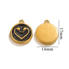 Jewelry Stainless Steel 18K Gold Plated Fish Pattern Diy Handmade Pendant Necklace Earrings Hanging Accessories