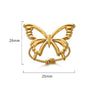 Jewelry Stainless Steel 18K Real Gold Plated Heart Shape Ring With Star Pattern And Electroplating Treatment