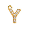 Jewelry Stainless Steel Letter Pendant Necklace With Diamond For Women