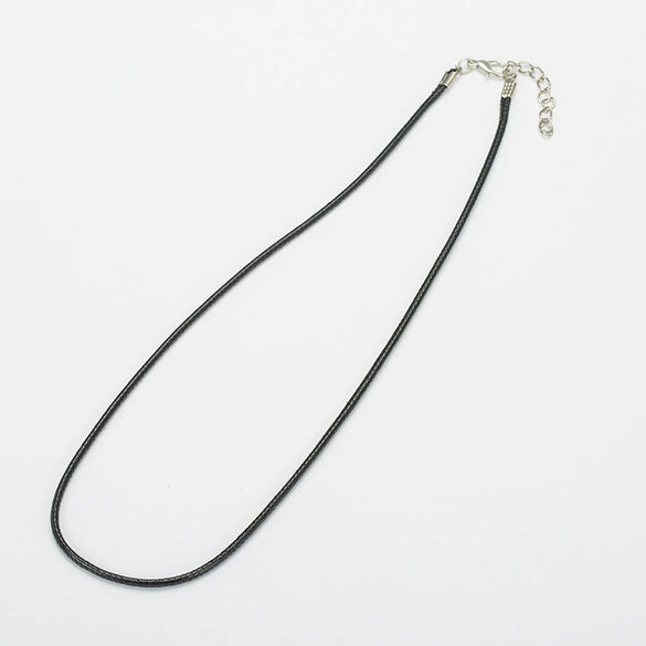 Jewelry Stainless Steel Necklace With Fiber Material And Letters Numbers Text Pattern By Seiko Treatment