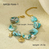 Jewelry Stainless Steel Ocean Series Geometric Shell Starfish Electroplated For Women