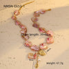 Jewelry Stainless Steel Ocean Series Geometric Shell Starfish Electroplated For Women