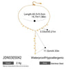 Jewelry Stainless Steel Pattern Stacked Perforated Rope Chain Necklace Electroplating
