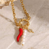 Jewelry Stainless Steel Pearl Geometric Electroplated Women's Bracelet