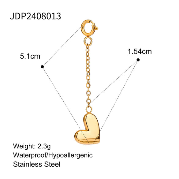 Jewelry Stainless Steel Pendant Accessories Love Bikini Connection Buckle Electroplating