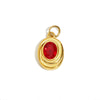 Jewelry Stainless Steel Plated 18K Gold Geometric Square Oval Zircon Pendant Bracelet Necklace Accessories