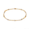 Jewelry Stainless Steel Plated 18K Gold Natural Stone Geometric Style Clavicle Chain Necklace