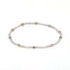 Jewelry Stainless Steel Plated 18K Gold Natural Stone Geometric Style Clavicle Chain Necklace