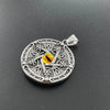Jewelry Stainless Steel Punk Magic Eye Faucet Hip Hop Fivepointed Star Doll Polishing Pendant