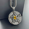 Jewelry Stainless Steel Punk Magic Eye Faucet Hip Hop Fivepointed Star Doll Polishing Pendant
