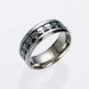 Jewelry Stainless Steel Skull Ring Dripping Oil Unisex