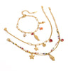 Jewelry Stainless Steel Small Fish Pearl Natural Stone Geometric Electroplating Personality Bracelet For Women