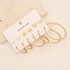 Jewelry Stainless Steel Snakeshaped Butterflyshaped Heartshaped Flowershaped Insectshaped Starshaped Electroplated Women's Earrings