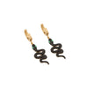 Jewelry Stainless Steel Snakeshaped Pendant Doublelayer Chain Necklace With Electroplating And Fashionable Personality Style