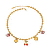Jewelry Stainless Steel Sweet Fruit Shape Electroplating Pendant Necklace