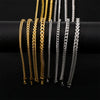 Jewelry Stainless Steel Three Dimensional Geometric Square Cuban Chain Unisex Hip Hop Punk Electroplating Design