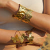 Jewelry Stainless Steel Titanium Steel Geometric Plants And Flowers Electroplating Style