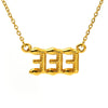 Jewelry Stainless Steel Titanium Steel 18K Electroplating Versatile Letters Numbers Text Pendant Necklace