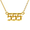 Jewelry Stainless Steel Titanium Steel 18K Electroplating Versatile Letters Numbers Text Pendant Necklace