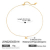 Jewelry Stainless Steel Titanium Steel Letter Electroplated Earrings Necklaces Hand Accessories