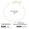 Jewelry Stainless Steel Titanium Steel Letter Electroplated Earrings Necklaces Hand Accessories