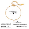 Jewelry Stainless Steel Titanium Steel Letter Electroplated Earrings Necklaces Hand Accessories