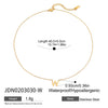 Jewelry Stainless Steel Titanium Steel Letter Electroplated Earrings Necklaces Hand Accessories