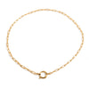 Jewelry Stainless Steel Titanium Steel Paper Clip Necklace Electroplating Women's Light Luxury Niche