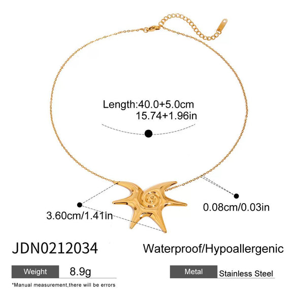 Jewelry Stainless Steel Titanium Steel Sun Pattern Electroplated Women's Earrings And Necklaces