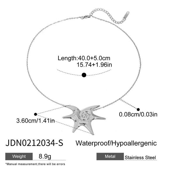 Jewelry Stainless Steel Titanium Steel Sun Pattern Electroplated Women's Earrings And Necklaces