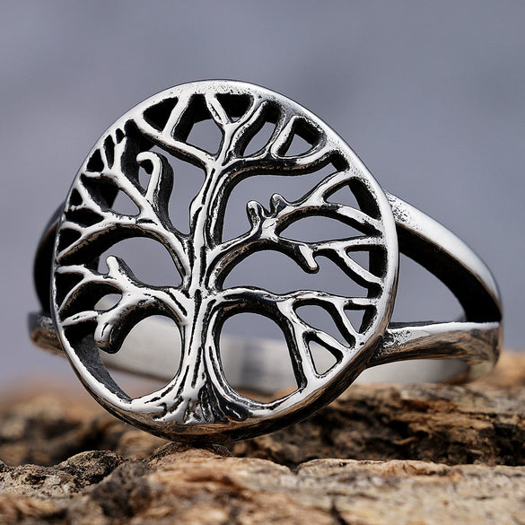 Jewelry Stainless Steel Tree Of Life Polish Unisex
