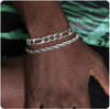 Jewelry Stainless Steel Unisex Couple Bracelet Geometric Electroplating