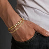 Jewelry Stainless Steel Unisex Couple Bracelet Geometric Electroplating
