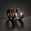 Jewelry Stainless Steel Unisex Ring Geometric Dripping Glue