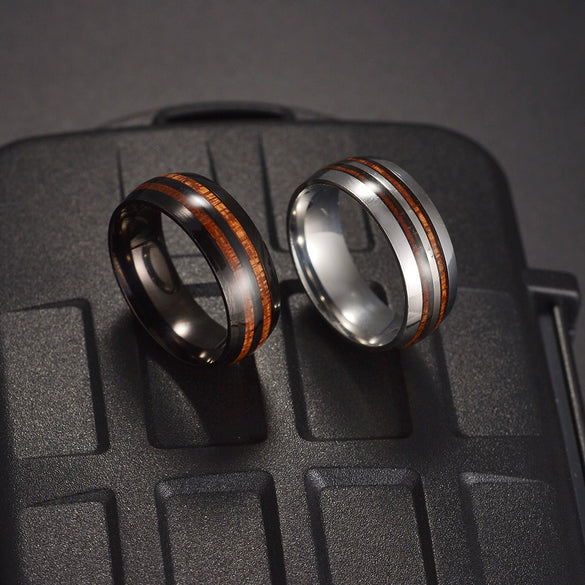 Jewelry Stainless Steel Unisex Ring Geometric Dripping Glue
