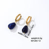 Jewelry Stainless Steel Water Dropshaped Electroplated Simple Women's Earrings