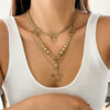 Jewelry Star Shape Iron Chain Copper Chain Alloy Pendant Electroplating Hip Hop Style For Women