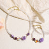 Jewelry Starfish Shell Artificial Crystal Marine Life Set With Diamonds Necklace Bracelet For Women