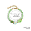 Jewelry Starfish Shell Artificial Crystal Marine Life Set With Diamonds Necklace Bracelet For Women