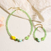Jewelry Starfish Shell Artificial Crystal Marine Life Set With Diamonds Necklace Bracelet For Women