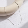 Jewelry 925 Sterling Silver Necklace Snake Bone Chain Electroplated Light Luxury Niche Highend Women