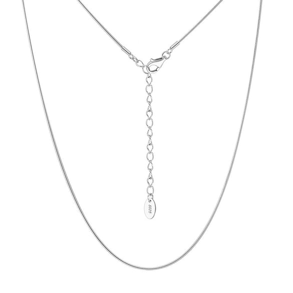 Jewelry 925 Sterling Silver Necklace Snake Bone Chain Electroplated Light Luxury Niche Highend Women