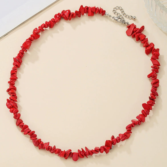 Jewelry Stone Geometric Handmade Women's Casual Sweet Adjustable Necklace