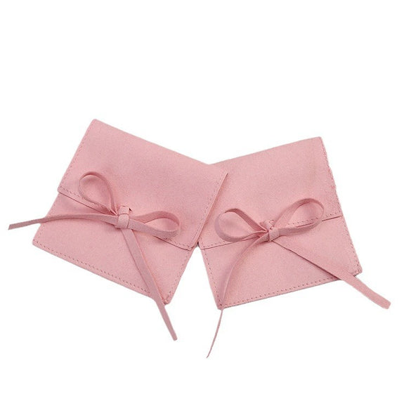 Jewelry Storage Bag Microfiber Imitation Leather Flannel Square