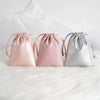 Jewelry Storage Bag Pu Leather Drawstring
